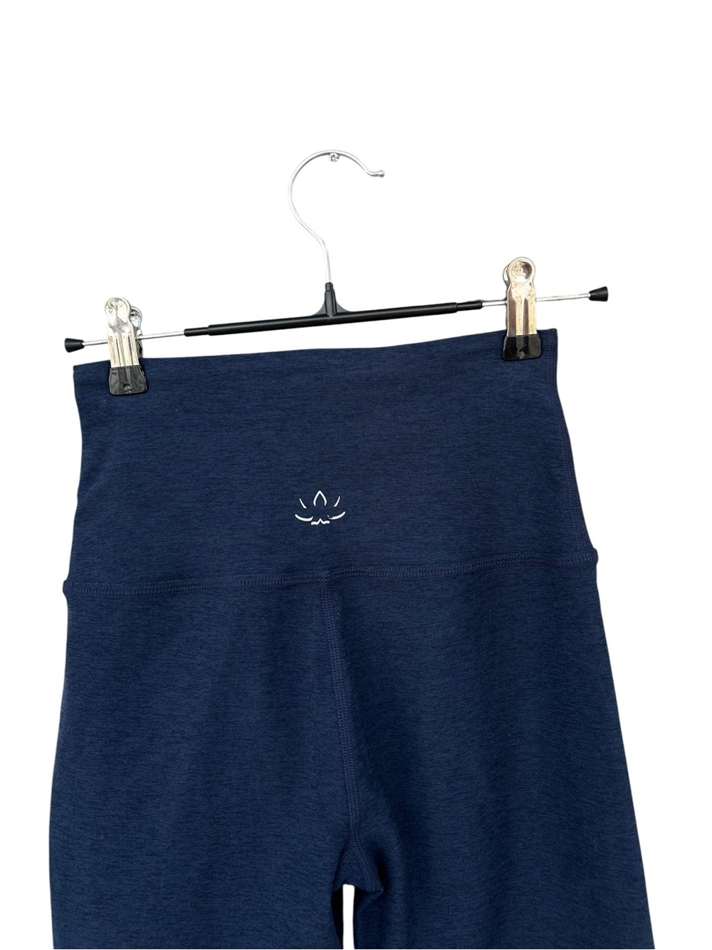 NWT Beyond Yoga Spacedye Keep Pace 7" Biker Short High-Waisted - Size XS - Navy - Picture 7 of 12